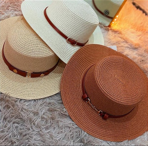 Chapéu Palha Feminino Estilo Clássico