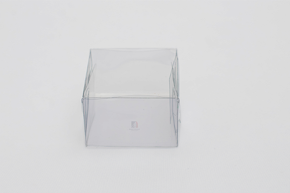 Caixa em PET Transparente Tampa e Fundo Separados 8X8X5 – Pacote com 500 Unidades