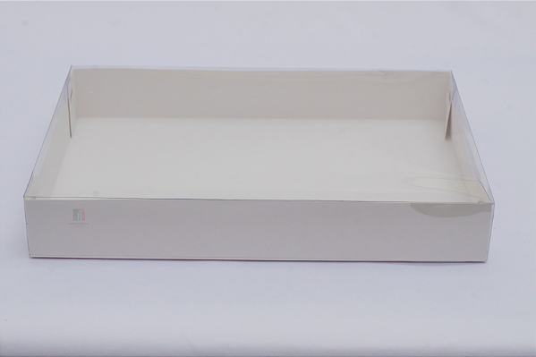 Caixa Com Tampa Pet e Fundo Cartão Triplex 35X25X5 - Kit Com 500 Unidades - Pedidos acima de 1.000 unidades possuem condições comerciais especiais. Consulte nossa equipe.