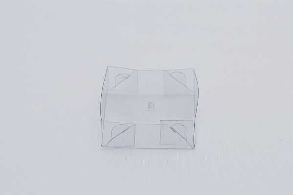 Caixa em PET Transparente Tampa e Fundo Separados 6X6X2 – Pacote com 500 Unidades