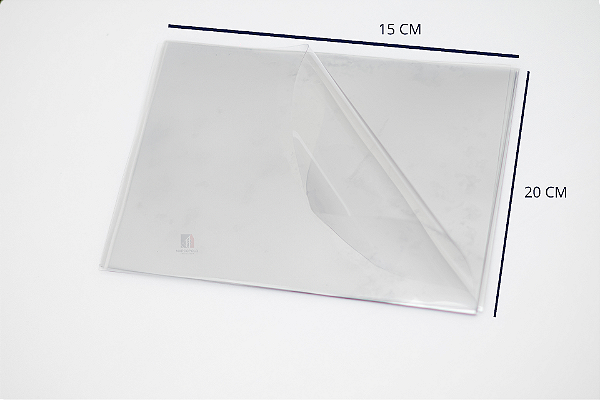 Chapa Para Visor Em PT 0,20MM Transparente 15x20 CM - Kit Com 500 Unidades - Pedidos acima de 1.000 unidades possuem condições comerciais especiais. Consulte nossa equipe.