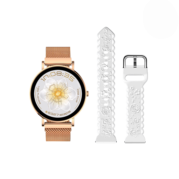 Smartwatch Ella 3 Feminino - Design Elegante, Saúde e Notificações Inteligentes