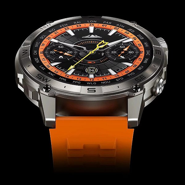 Smartwatch Zeblaze Stratos 2 Plus GPS 47mm - GPS Integrado, Saúde, Treinos, Notificações + Brinde