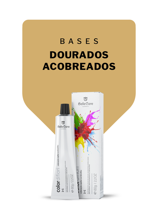 COLORAÇÃO CREME COLOR DI FIORI - BASES DOURADOS + ACOBREADOS