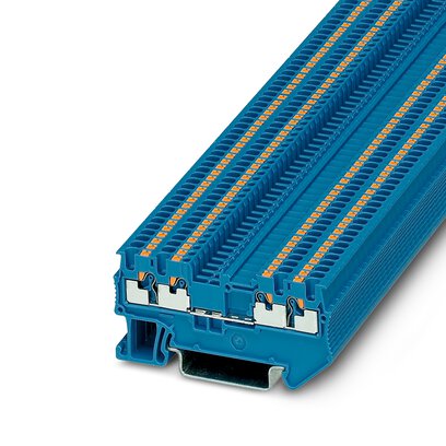 Borne de Passagem - PT 1,5/S - QUATTRO BU - Embalagem com 50 unidades - 3208208 - Phoenix Contact