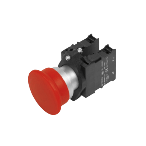 Botão Emergencia 40mm 1NF  - A7b10001213981 - BR4:3SB61301HB201CA0 - Siemens