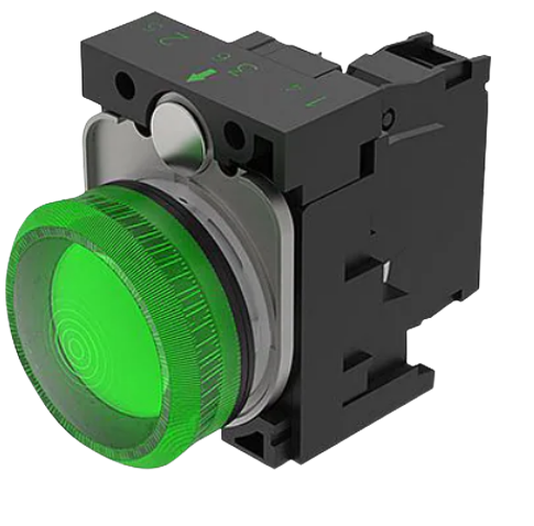 BOTAO PLA ILU 24V MOM PARA 1NA VD (3SU1102-0AB40-1BA0)