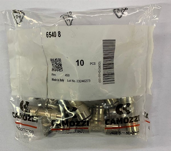 Conexão T Para Tubo Ø8  6540 8 - 50-6540-0800 - Camozzi