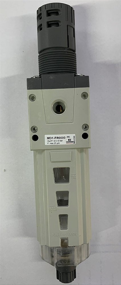 Filtros-Reguladores série MD1-FR0000 - 25µM Semi-Auto 0.5 - 10 - 40-8100-4110M0 - Camozzi