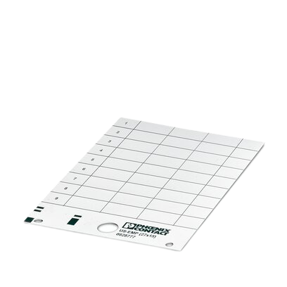 Plaquetas de Identificação de Encaixe US-EMP 27x15 - Embalagem com 10 unidades - 0828777 - Phoenix Contact