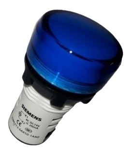 Sinaleiro Mono Polar 24V Azul - 3SB6213-6AA50-1AA0 - Siemens