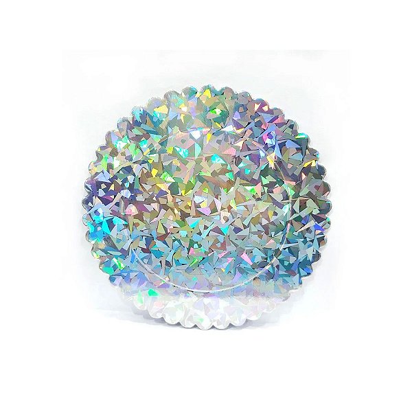 Cake Board 15 Cm Mosaico Holografico