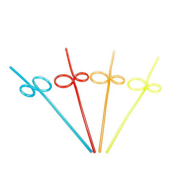 Canudo Espiral Divertido, Sortido