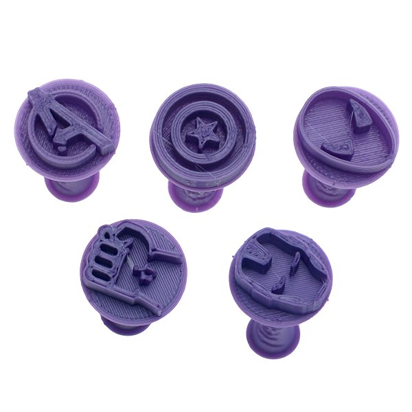 Carimbo 5003 - Marcador Brigadeiro - Heróis - Flexarte