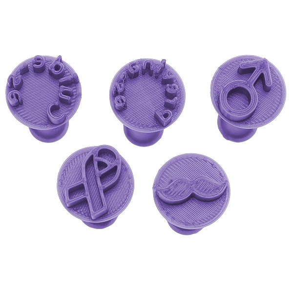 Carimbo 5044 - Marcador Brigadeiro - Novembro Azul  Flexarte