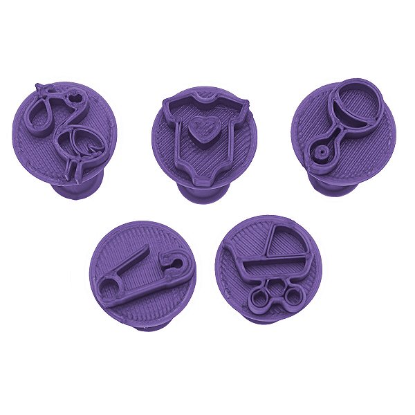 Carimbo 5064 - Marcador Brigadeiro Chá Revelação 3 Flexarte