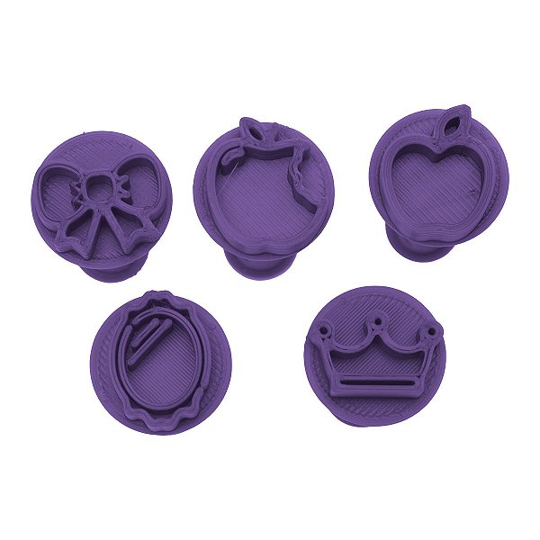 Carimbo 5077 - Marcador Brigadeiro Bonequinha Branca Flexart