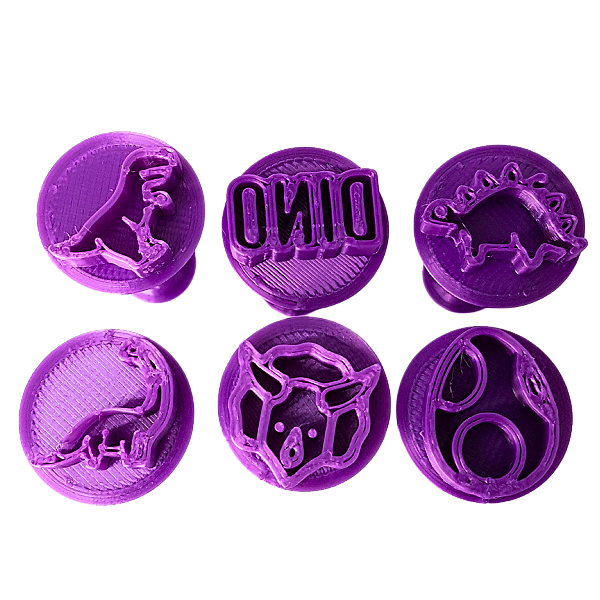 Carimbo 5102 - Marcador Brigadeiro - Dino - Flexarte