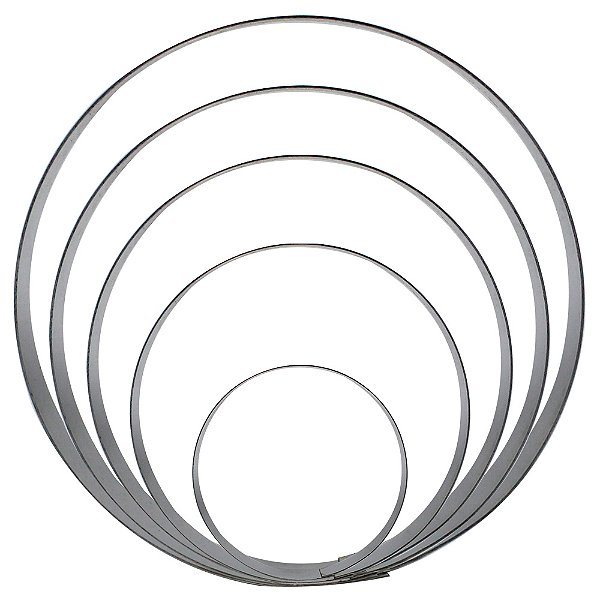 Cortador Kit Círculo com 5 pçs 018 RR Cortadores - Flexarte