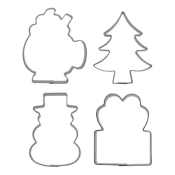 Kit Cortador de Natal 11 P - 613 - 4unid - RR Cort - Flexarte