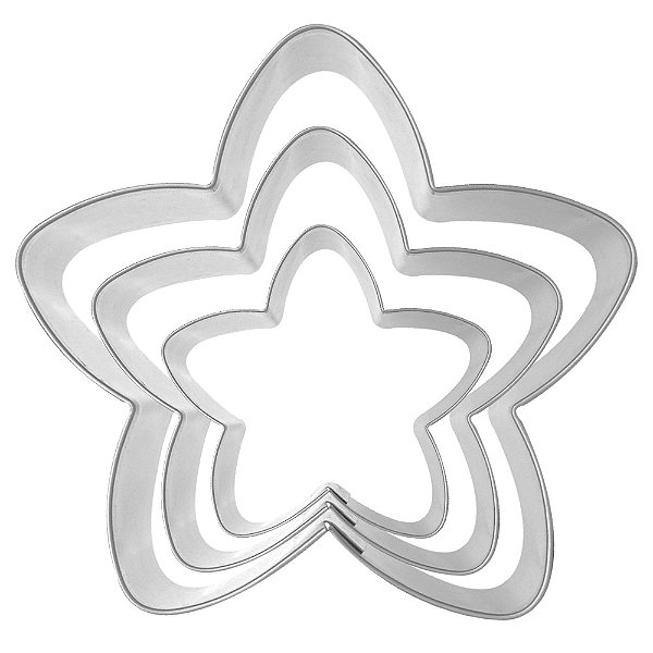 Kit Cortador Estrela 3 Pçs - 045 RR Cort.es - Flexarte