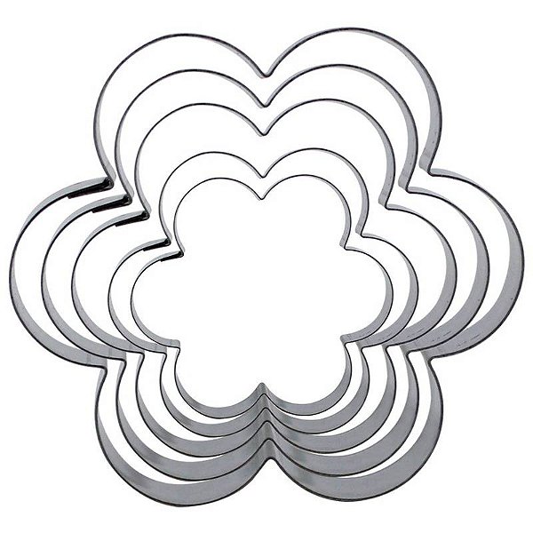 Kit Cortador Margarida 6 Pétalas