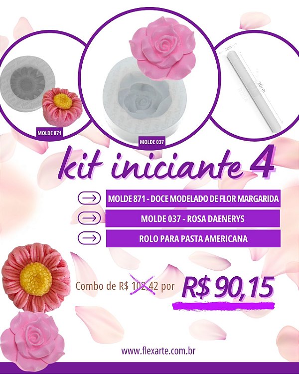 Kit Iniciante 4 (037 + 871 + Rolo para Pasta Americana)