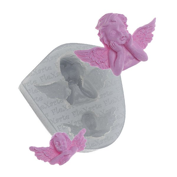Molde de  Silicone 082 - Anjos Zaniel Médios