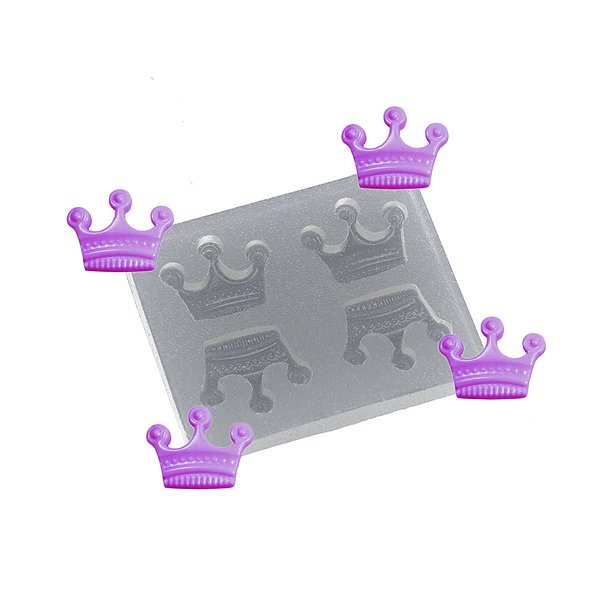 Molde de  Silicone 091 - Coroinhas