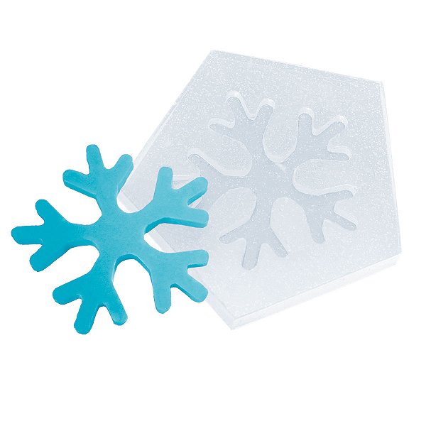 Molde de  Silicone 097 - Floco de Neve