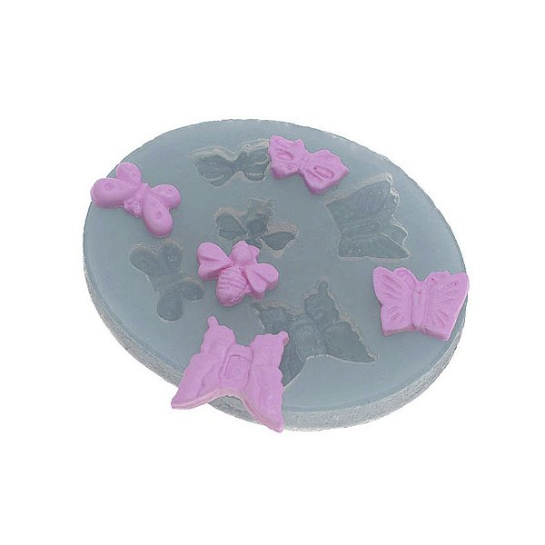 Molde de  Silicone 116 - Borboletas