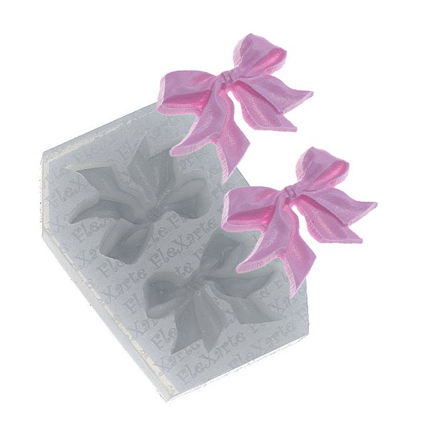 Molde de  Silicone 117 - Dupla de Laços Riley