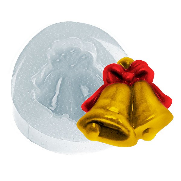 Molde de  Silicone 130 - Sino de Natal 1