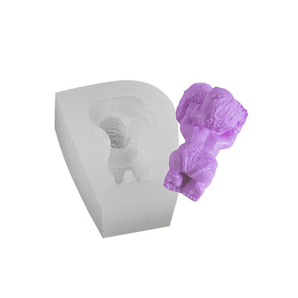 Molde de  Silicone 190 - Bebezinho de Costas