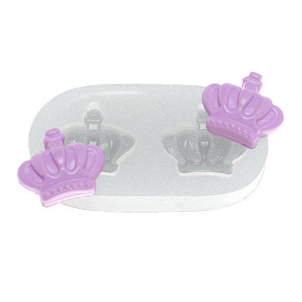 Molde de  Silicone 214 - Coroa Média Dupla