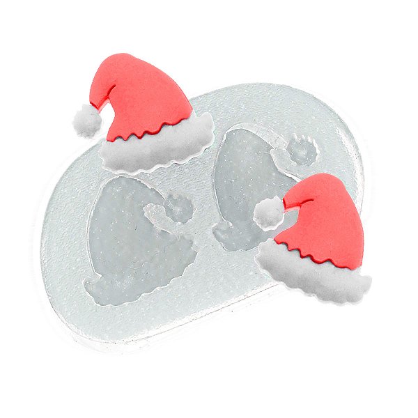 Molde de  Silicone 239 - Dupla de Toca de Natal