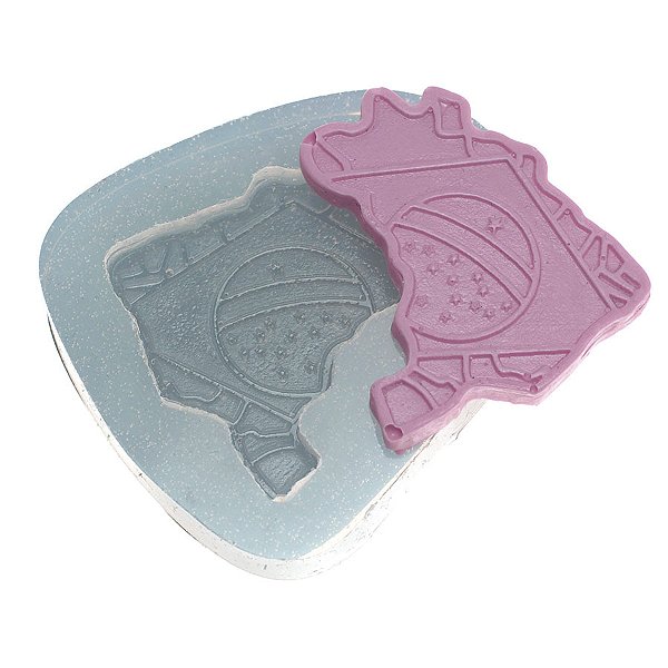 Molde de  Silicone 262 - Mapa do Brasil