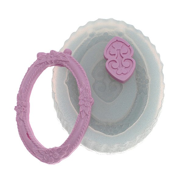 Molde de  Silicone 263 - Moldura Média