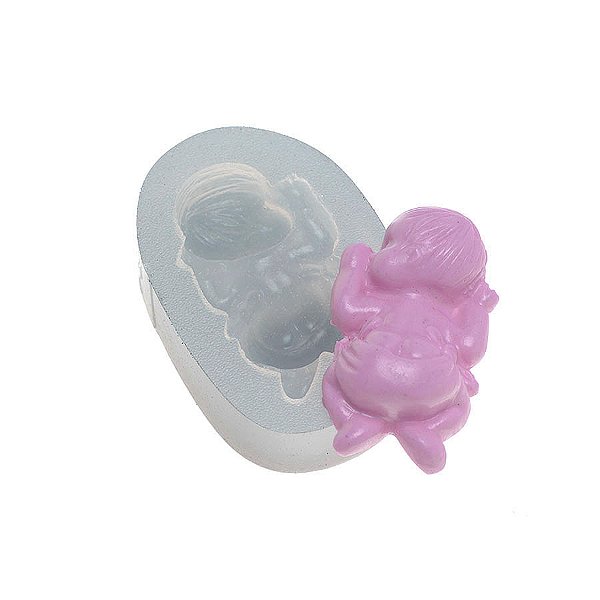 Molde de  Silicone 297 - Bebê Deitado NV 1