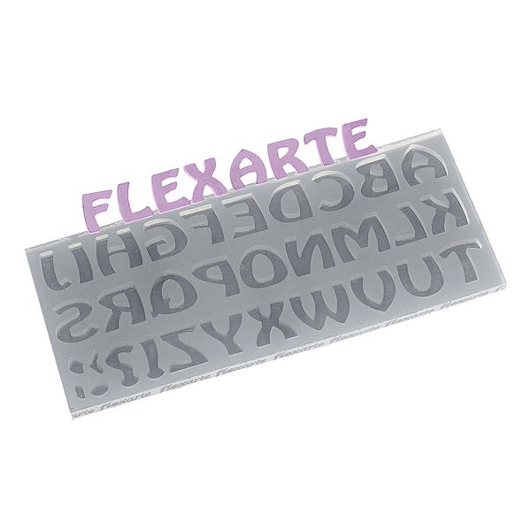 Molde de  Silicone 311 - Alfabeto Médio