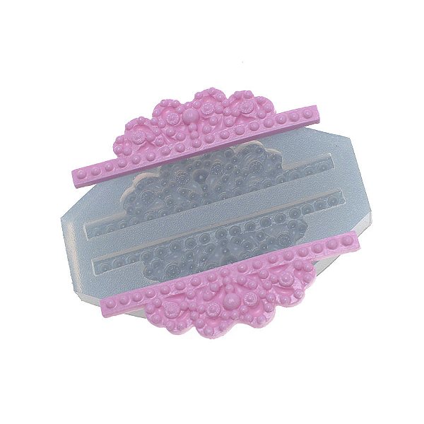 Molde de  Silicone 339 - Dupla de Coroas