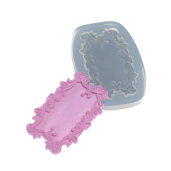 Molde de  Silicone 341 - Moldura Ret -  Med -  1