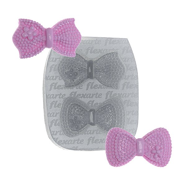 Molde de  Silicone 376 - Par de Laços Heathcote Médios