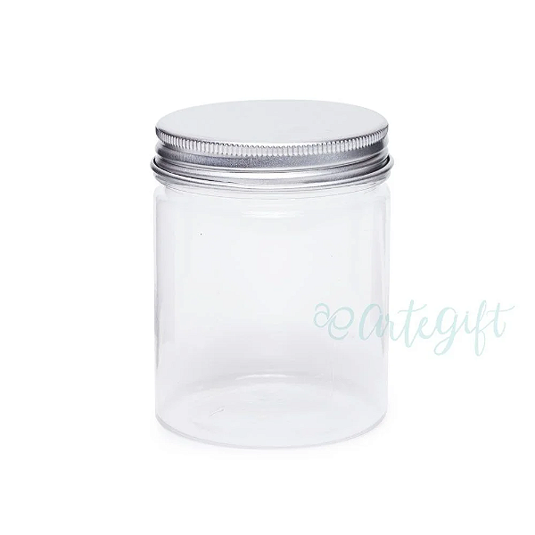 Frasco Porte Pet 150Ml. Tp.Prata - Med.7,5X5,5Cm