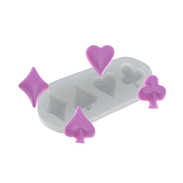 Molde de  Silicone 415 - Naypes