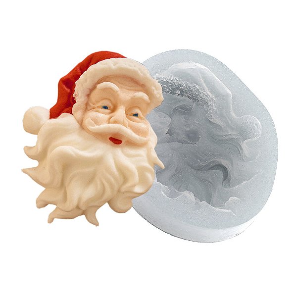 Molde de  Silicone 444 - Papai Noel Santa Claus