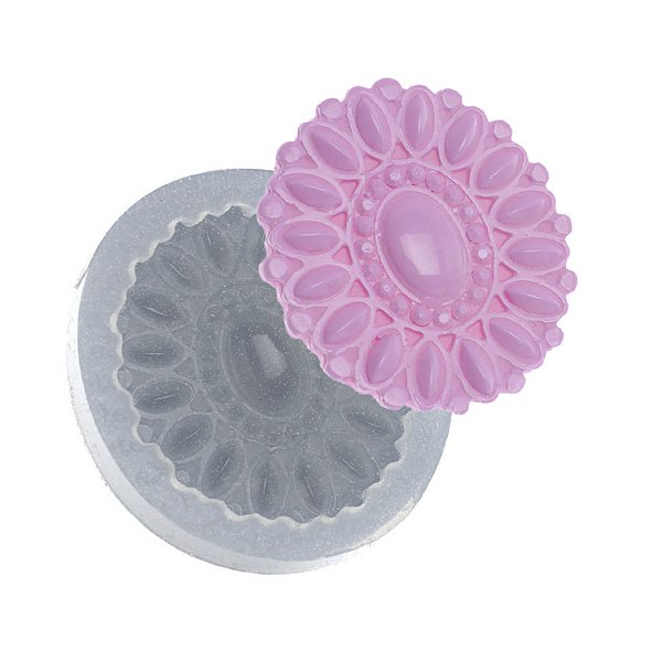 Molde de  Silicone 509 - Medalhão Sunny