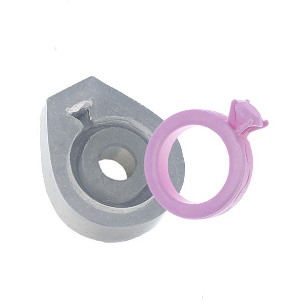 Molde de  Silicone 515 - Anel Solitário