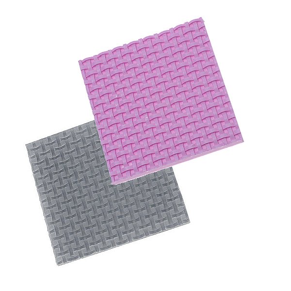 Molde de  Silicone 561 - Marcador Trançado Ayla