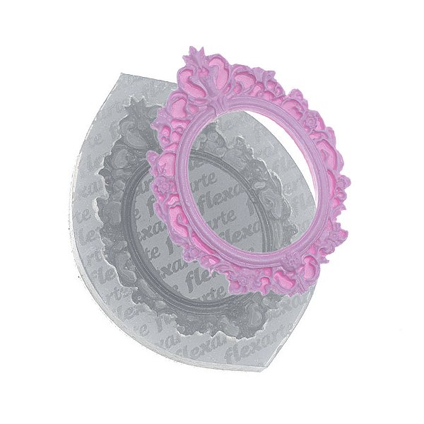 Molde de  Silicone 676 - Moldura Oval Dallas